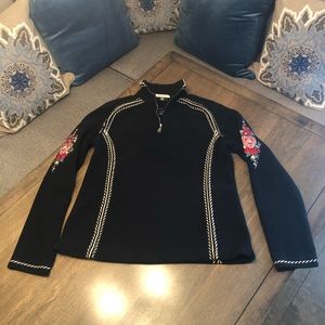 BOGNER 🌺 Ladies Black Fleece Quarter Zip